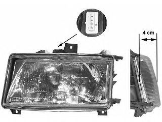 VAN WEZEL 4912943 -  Основная фара